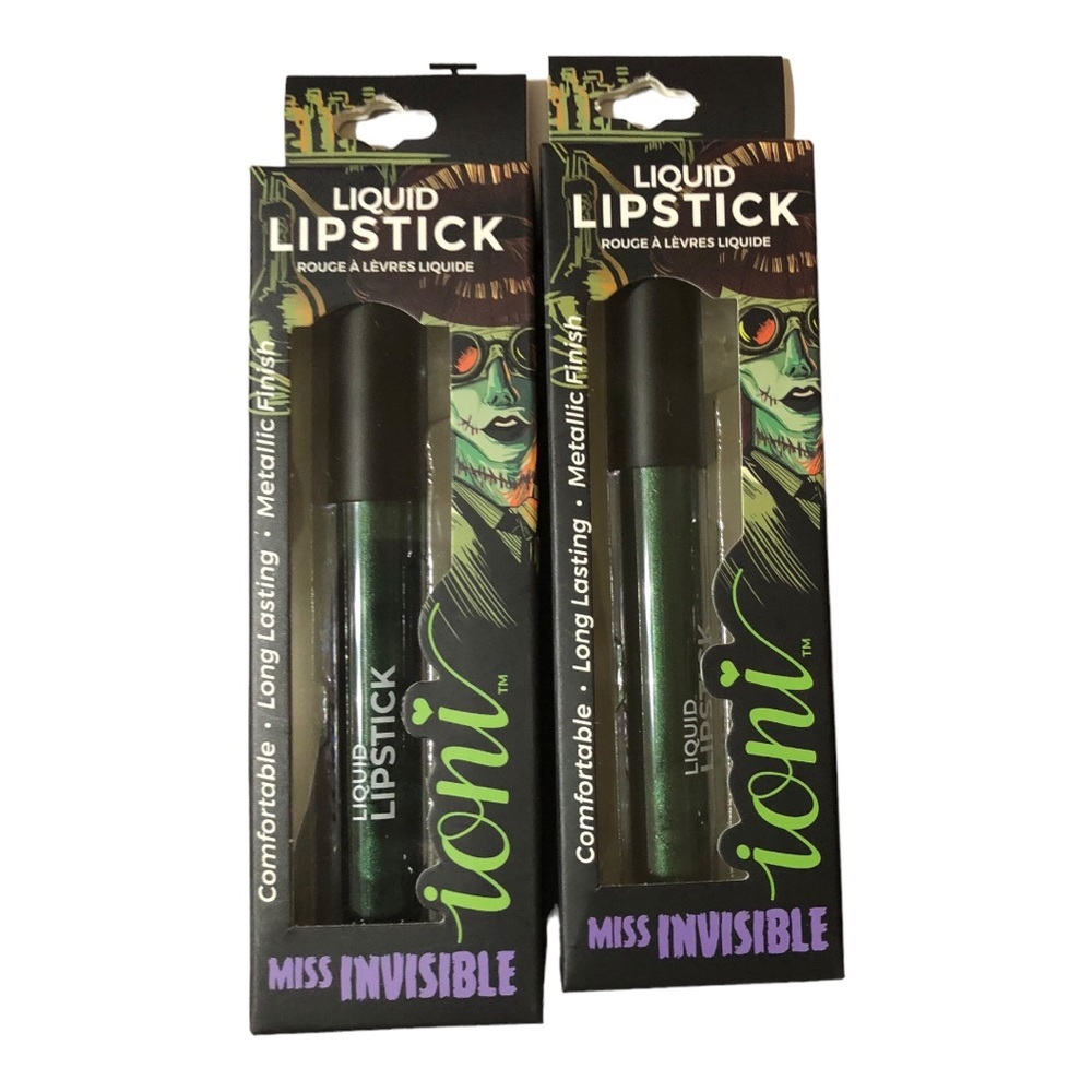 2 Metallic green liquid long lasting vamp metallic finish lipstick new